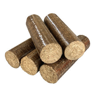 🔥Tronchi densificati – Confezione da 96 – 960 kg – Legno riciclato compresso
