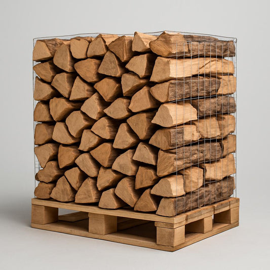 🔥Pallet di legna da ardere – Faggio – 1 metro cubo – Legna secca – 33cm